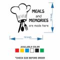 Zecor Gallery Meals And Memories Are Made Here Wall Art Stickers. 