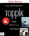 Refill Toppik Hair Fiber Dark Brown 10g. 