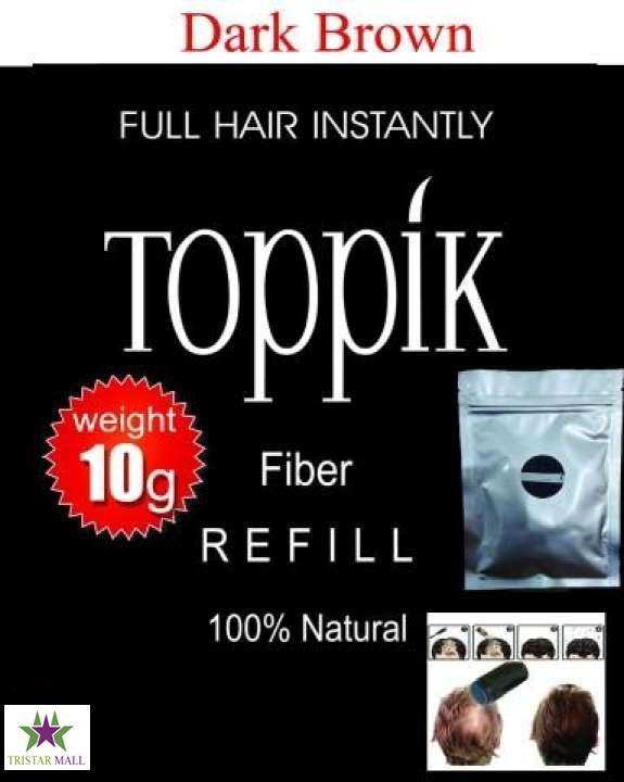 Refill Toppik Hair Fiber Dark Brown 10g