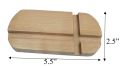 Wooden Mobile Phone Stand holder Pure Solid Beech Wood. 