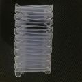 50 PCS Clear Plastic Label Holders for Wire Shelf Retail Price Label, Basket Labels Clip On Labels for Storage Bins, Merchandise Sign Display Holder for Supermarket Shop. 