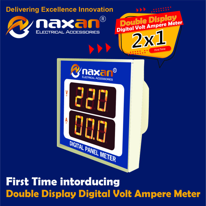 Woxsn%202in1%20Ac%20Digital%20Panel%20Volt%20Ampere%20Meter,%20Dual%20Display%20%20Light%20voltage%20Ammeter%20LED%20Current%20Indicator%20volt%20amp%20Tester%20(Pack%20of%2010)%20-%20Image%203