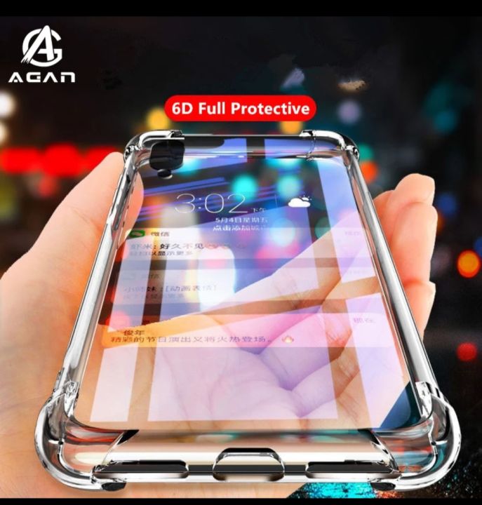 Huawei honor 7C Transparent Silicone Back Cover TPU Bumper Case AirBag Shock-Proof Clear Back Pouch