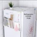 Refrigerator / Fridge Cover With Pockets. 