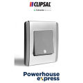 1 Gang 1 Way Switch Grey Silver with Fluorescent, Light Switch Button, 1 Way Light Switch, Vertical switch, NEO, Switches 10A 1 Gang Switch, Grey Silver with Fluorescent Switch, Clipsal Switch - Clipsal by Schneider Electric - E3031V1_FGGS. 