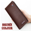 Long Wallet For Men - High Quality PU Leather Wallet - Cash Money Card Mobile Phone Holder - Travel Wallet - Stylish Wallets - Mobile Wallet - Card Cash Holder - Space Saving Wallet - Best Multi Pockets Wallet For Boys Purse - Stylish Gift For Loved One. 