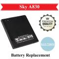 BAT-7200M Sky A830 A830S A830K A830L A830 KE Battery Replacement 7200M For A830 2020mAh - Black. 