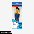 Daler Rowney Natural Camel Hair Mix Paint Brush Set Pack of 5. 