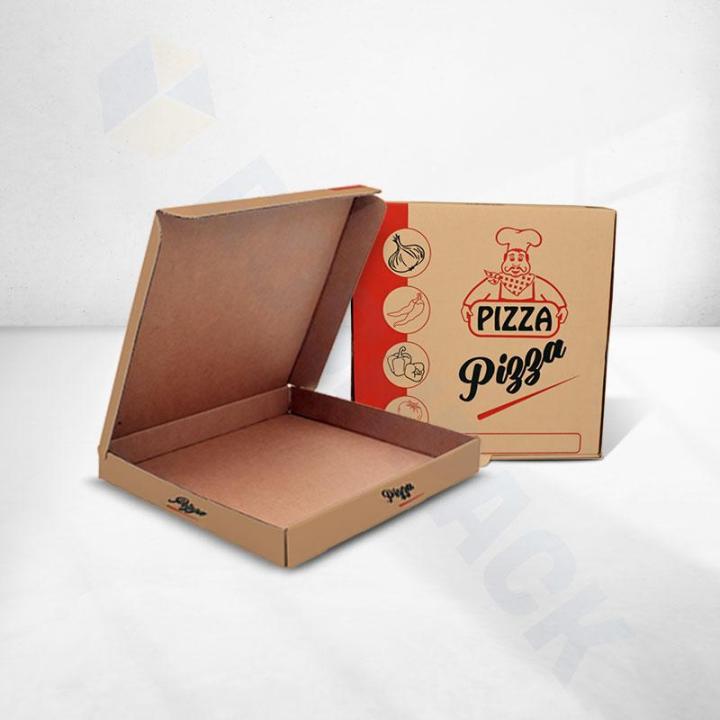 Pack of 50 Medium Brown Pizza Boxes