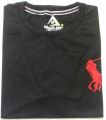 Polo Horse Embroidery on Large size, Round Neck, Half Sleeves Men's T-shirt. 