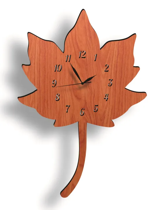Maple%20Leaf%20Wall%20Clocks,%20Laser%20Cut%20Leaf%20Wooden%20Wall%20Clock,%203D%20Laser%20Cutting%20Wall%20Clock%20-%20Image%202