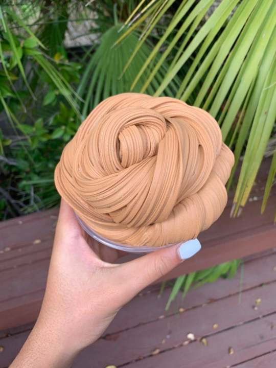 Awesome Milk Chocolate Fluffy Slime With Borax Powder