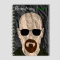 Spiral Notebook A4 or A5  -  Breaking Bad Cover. 