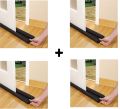 Pack of 4 Door Dust Stopper  Flexible Door Bottom Sealing Strip Guard Blocker Sealer Door Dust Stopper Weatherstrip Door Stopper Wind Guard. 