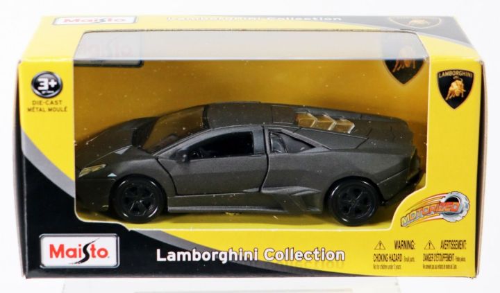 Maisto%20Lamborghini%20Collection%20Lamborghini%20Reventon%20#21072%20NRFB%20Matte%20Black%201:43%20-%20Image%202
