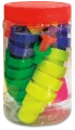Wooden Ludo Board Game Set  24x24 Inch & PET Jar. 
