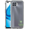 Oppo F17 Pro Back Cover Transparent Extra Bumper Anti Shock Soft Crystal Clear Case For Oppo F17 Pro. 