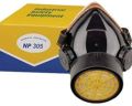 Chemical Industrial Workplace Safety Respirator (Single Filter)- Black 1 piece. 