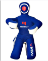 Minarat Grappling Dummy MMA Realistic Judo Punching Bag Canvas Material  Sitting Position Hands front Unfilled 6 Feet. 