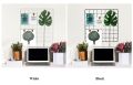 Pack of 4 Wall Grid Panel, Grid Wall Photo Display Hanging , Home Office Wall Décor Iron Rack, Photograph Wall Mesh Organizer, Ins Art Display Picture Wall Hangers. 