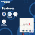3- Gang Smart Switch Module, Power 0.4W, White – Bluedot - Powerhouse Express. 