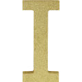 Glitter Gold Letter  I  sign (Thermocol). 