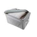 Grey and White Trim Storage Box - Premier Home - SKU 1900372. 