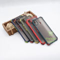 Tecno Spark 6 Go Back Cover Smoky Matte Bumper Armor Case. 