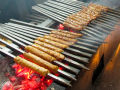 BBQ Kabab Sticks Seekh Kabab Skewers Charcoal Coal Barbecue Grill Barbeque Stainless Steel polish بار بی کیو کباب Hand Grill EID UL ADHA Bar B Q Tandoori Seekh Kabab Hand Liner Coal Angethi Angethe Kabab Seekh Skewers Bar B Q round  Rod Needle. 