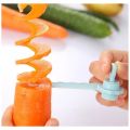 Small Hand held Manual Fruit Vegetable Potato Spiral  Chips Cutter Kitchen Gadget Tool. 