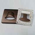 Door Bell Push Switch Waterproof China Fitting Sheet Bell Push Button- Metal Series (Coffee Colour). 