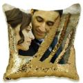 Personalized Picture Magic Sequin Pillow (With Your Picture Print). 