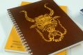 Spiral Notebook A4 - Revolutionary Bulls Yellow - by PAPERWORK. 