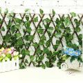 Wall Decor Green Leaves with Branches 5.5 Foot by 2.5 Foot-Extension Type Garden Building Fence Artificial Green Leaf Branch. 