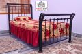 Decent Bed-Single Size Wrought iron furniture. 