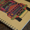 Spiral Notebook A4 - Truck Art Cut Color- by PAPERWORK. 