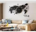 World Map Wall Clock. 