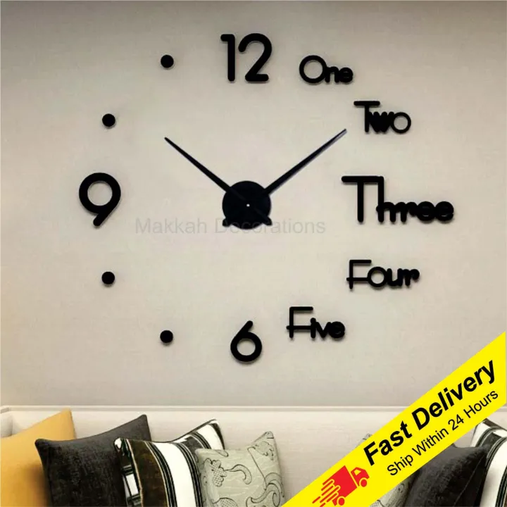 New%202021%20Wall%20Clock%20Modern%20Design%20DIY%203D%20Wall%20Sticker%20Clock%20Modern%20Home%20Decor%20%20Wall%20clock%20-%20Image%202