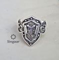 Silver IYI Ertugrul Kayi Tribe Ring for Boys. 