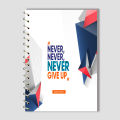 Spiral Notebook A4 or A5  -  Motivational. 