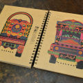 Spiral Notebook A4 - Truck Art Cut Color- by PAPERWORK. 