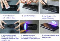 Samsung Galaxy S10 5G Uv Nano Liquid full GLUE 3D Curved Tempered Glass full gum Screen Protector glass. 