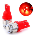 2 Pcs of 5 Smd Red Bulbs Fog Dashboard t10 LED License Plate Interior Lamp. 