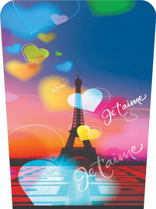 Multicolour Animated Tower Sticker Full HD 100cc Bike Tank Protector Sticker