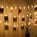 20 Clip Fairy Led Light - Photo Card Wall Clip Fairy Led String Light - Pack Of 20 Clips. 