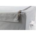 Grey and White Trim Storage Box - Premier Home - SKU 1900372. 