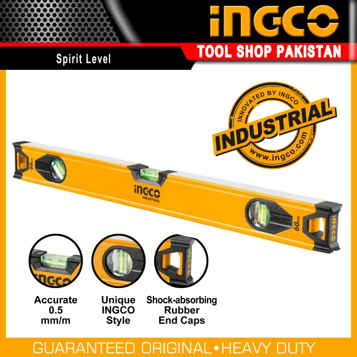 INGCO%20Industrial%2060cm%20Double%20Side%20Milled%20Spirit%20Level%20with%20V-shape%20-%20Image%202