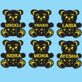 Customized Teddy Bear Name board With Led LAMP. 