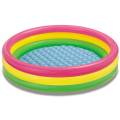 Intex_ (45 x 10 Inches Sunset pool) approx 4 x 1 foot Swimming Pool + With Intex_ Pump Under the Trees Snapset kids Plastic Swimming Pool Square. 
