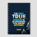 Spiral Notebook A4 or A5  -  Motivational Quote. 